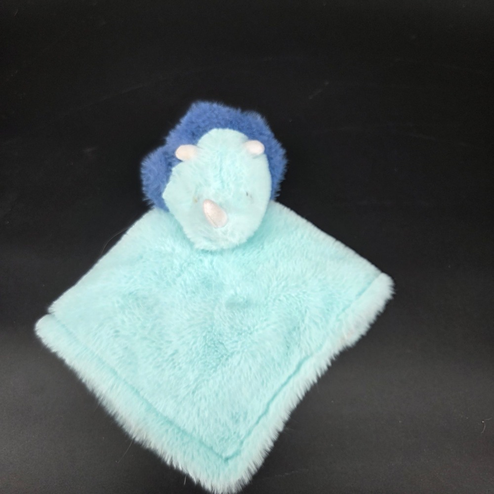 Parents Choice Dinosaur Cuddle Pal Security Blanket Lovey Blue
